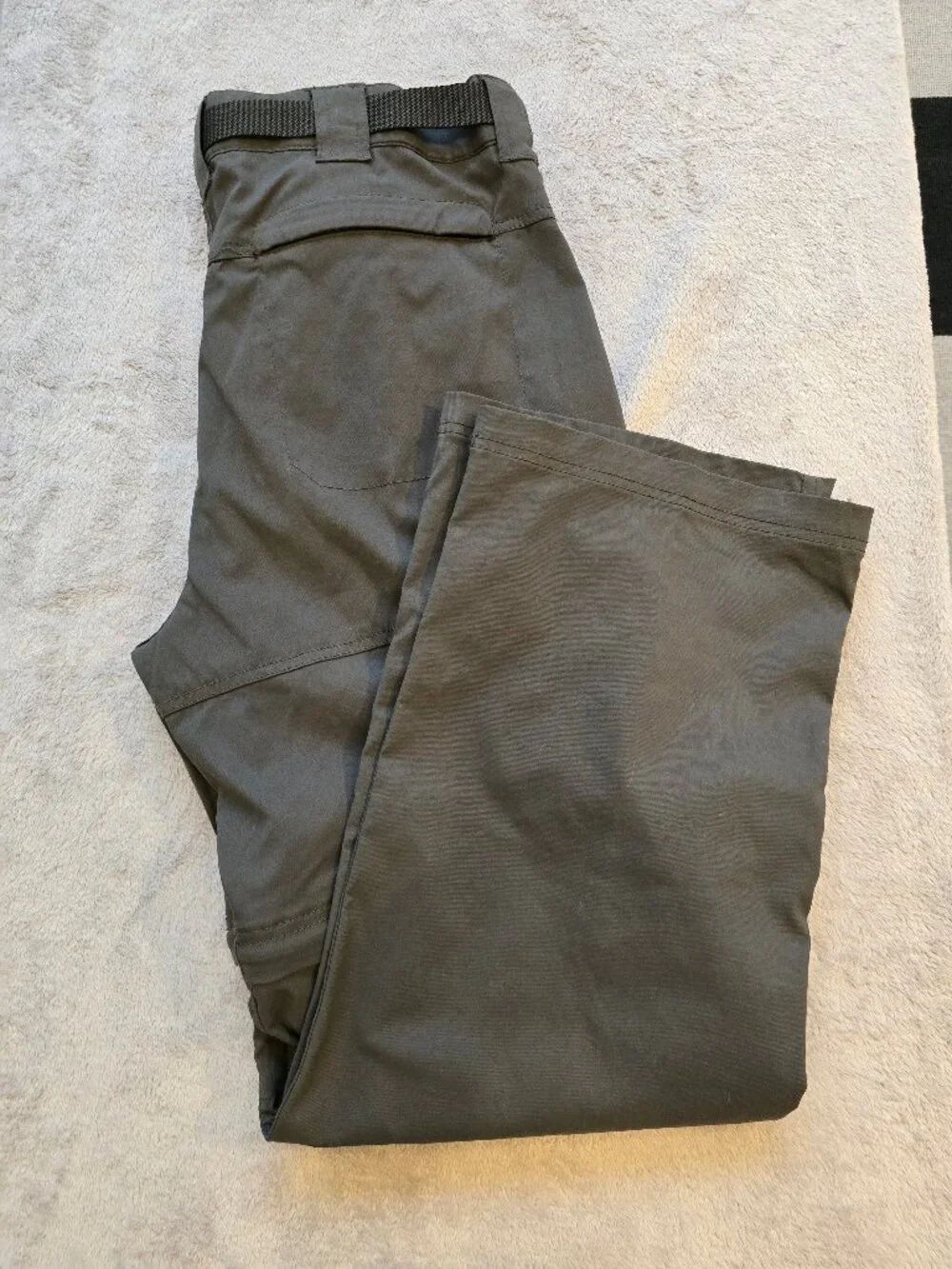 BC Clothing Men Convertible Stretch Cargo Pants with belt medium - Picture 3 of 5